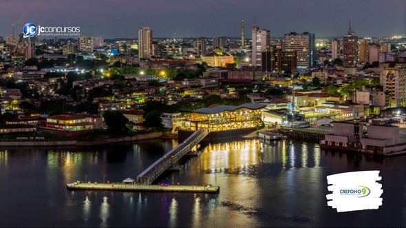 Concurso do Crefono 9: vista panorâmica de Manaus, onde fica a sede da entidade