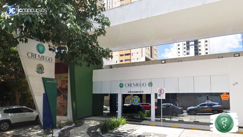 Concurso do Cremego: fachada do prédio do Conselho Regional de Medicina do Estado de Goiás - Google Street View