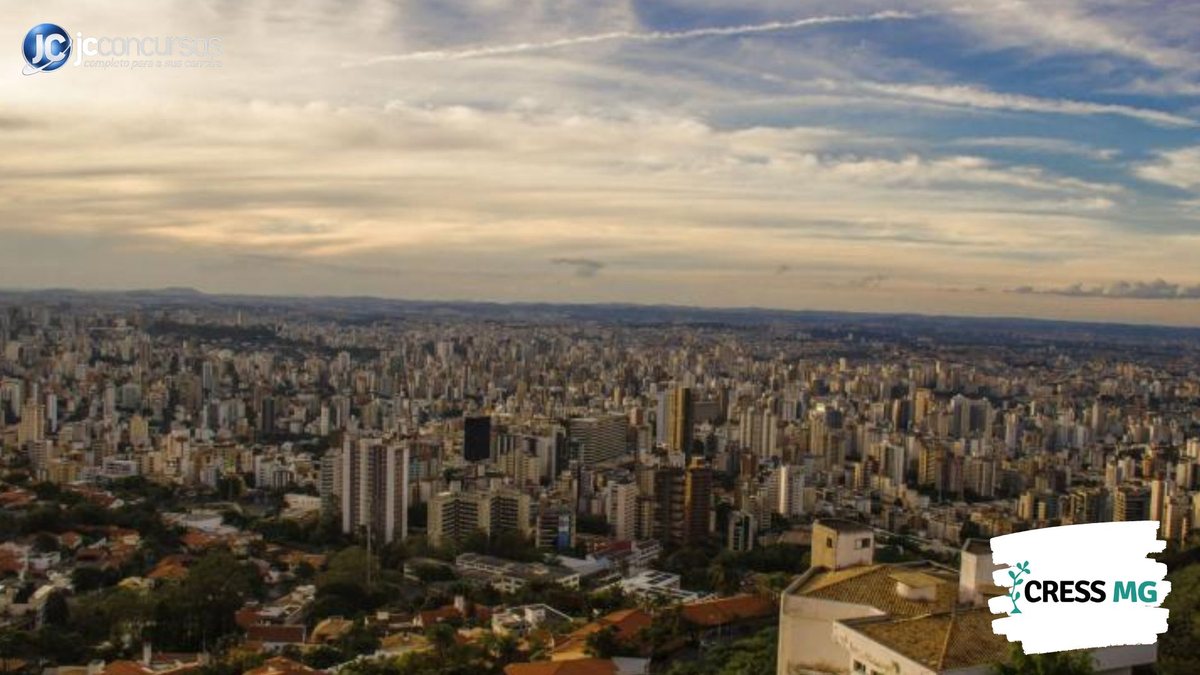 Concurso do CRESS MG: vista aérea de Belo Horizonte, cidade sede do CRESS - Foto: João Paulo Vale
