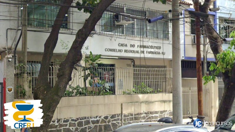 Concurso do CRF RJ: fachada do prédio do Conselho Regional de Farmácia do Rio de Janeiro