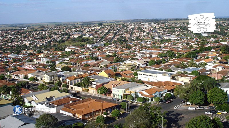 Concurso do CRIS: vista aérea da cidade de Tupã