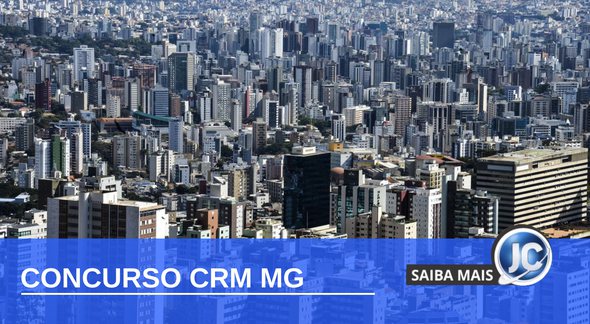 Concurso CRM MG: vista panorâmica de Belo Horizonte, onde fica a sede do órgão - EBC