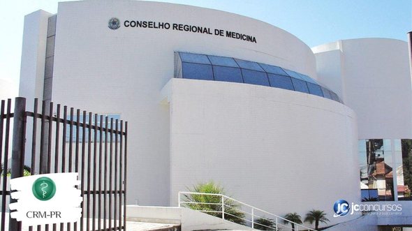 Concurso do CRM PR: sede do órgão, em Curitiba - Divulgação