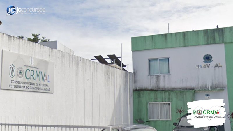 Concurso do CRMV AL: fachada do prédio do Conselho Regional de Medicina Veterinária de Alagoas