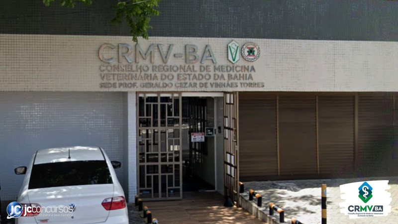 Concurso do CRMV BA: fachada do prédio do Conselho Regional de Medicina Veterinária do Estado da Bahia - Google Street View