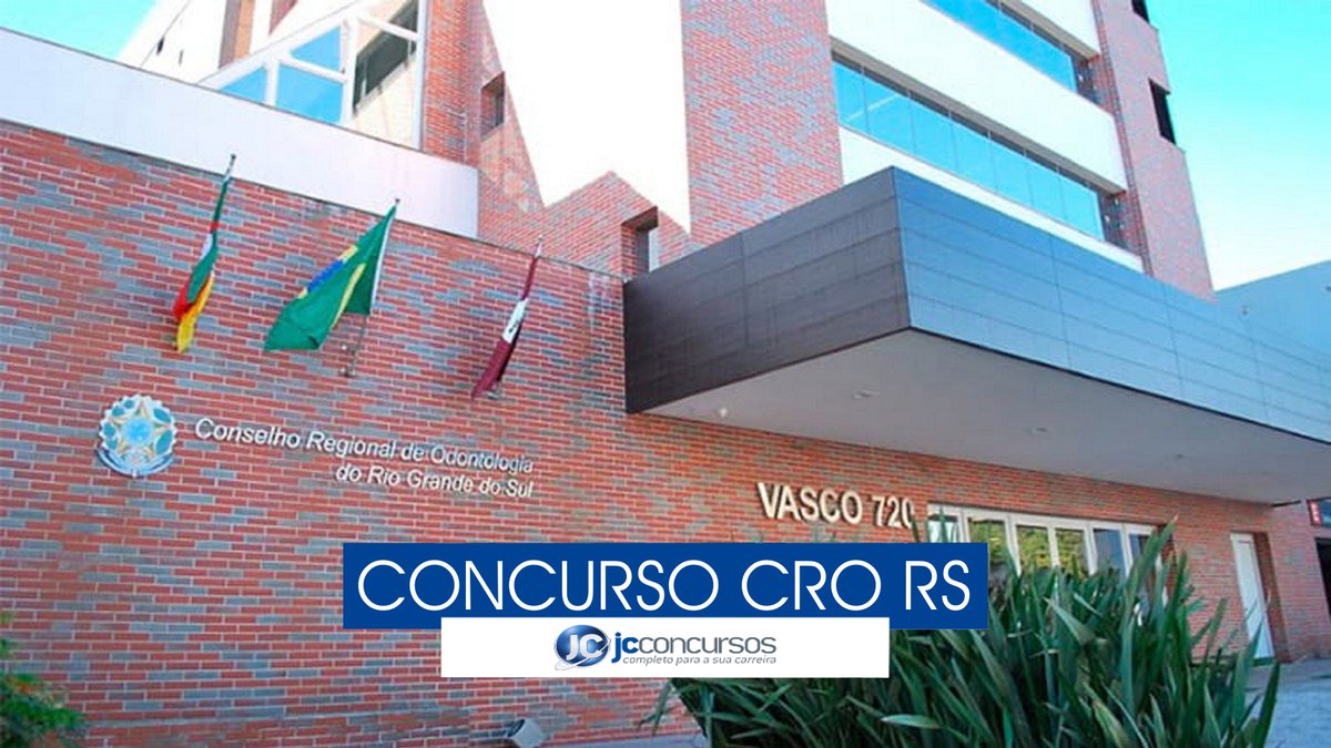 Concurso CRO RS: sede do Conselho Regional de Odontologia do Rio Grande do Sul