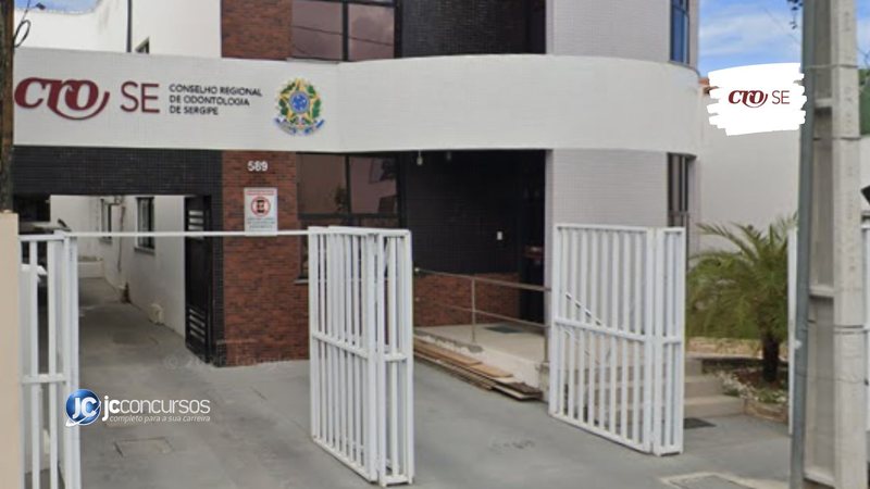Concurso do CRO SE: fachada do Conselho Regional de Odontologia de Sergipe