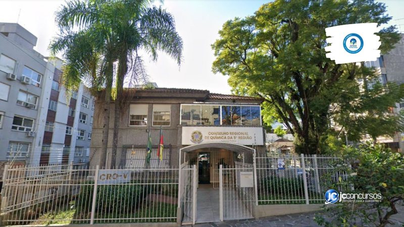 Concurso do CRQ RS: sede da entidade, em Porto Alegre