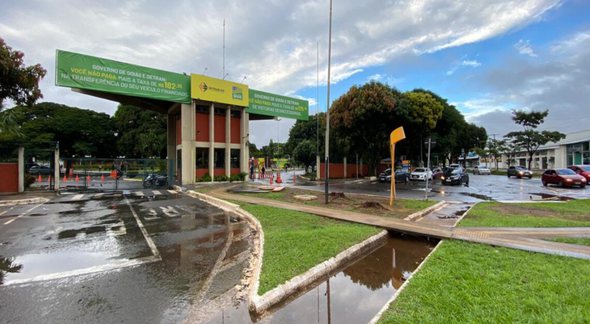 Concurso Detran GO: fachada da sede do Departamento Estadual de Trânsito de Goiás - Divulgação