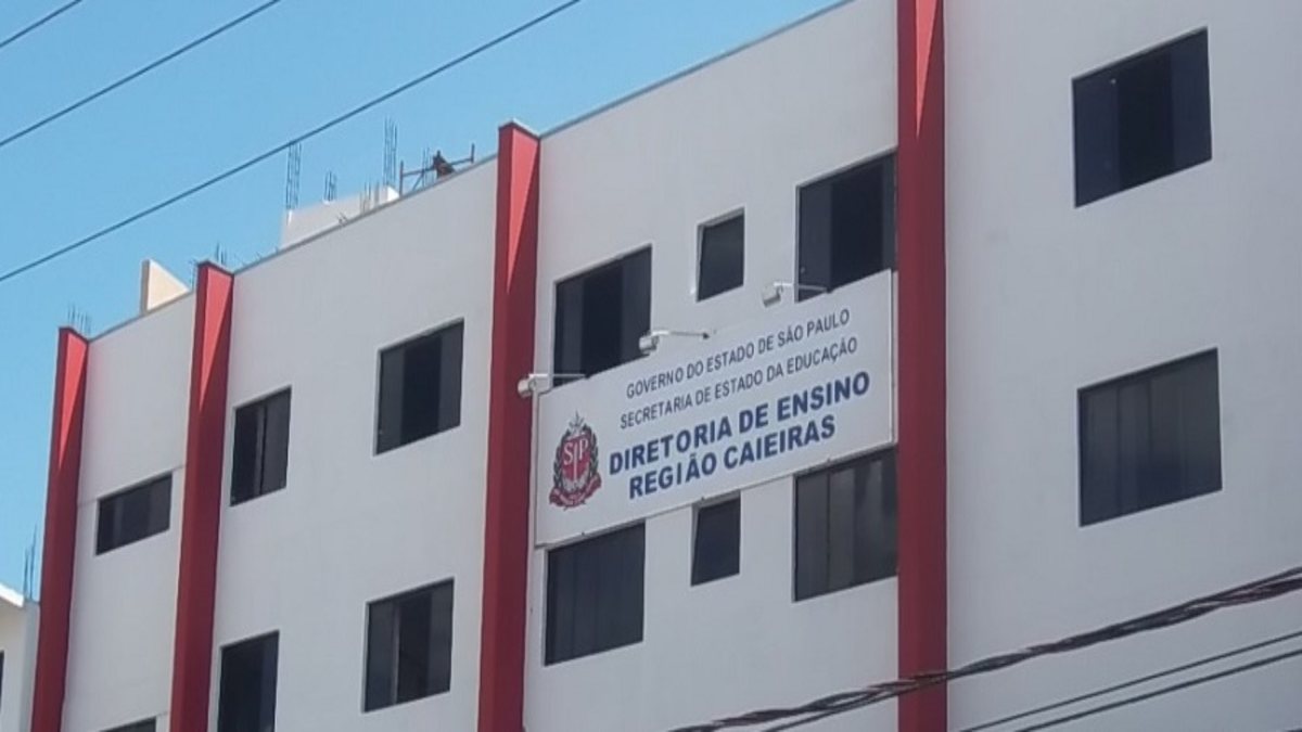 Processo seletivo da Diretoria de Ensino de Caieiras: fachada da sede do órgão