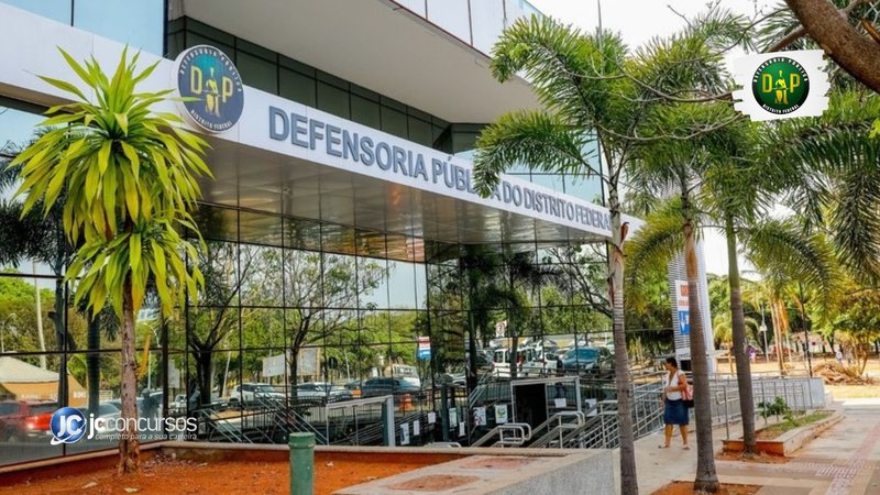 Concurso DPDF: fachada da Defensoria Pública do Distrito Federal