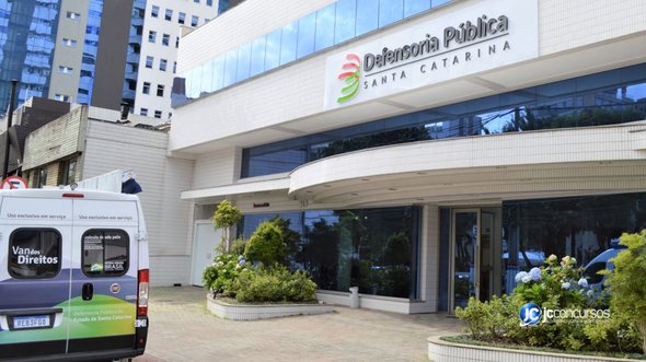 Concurso da DPE SC: edifício-sede da instituição, em Florianópolis - Foto: Divulgação