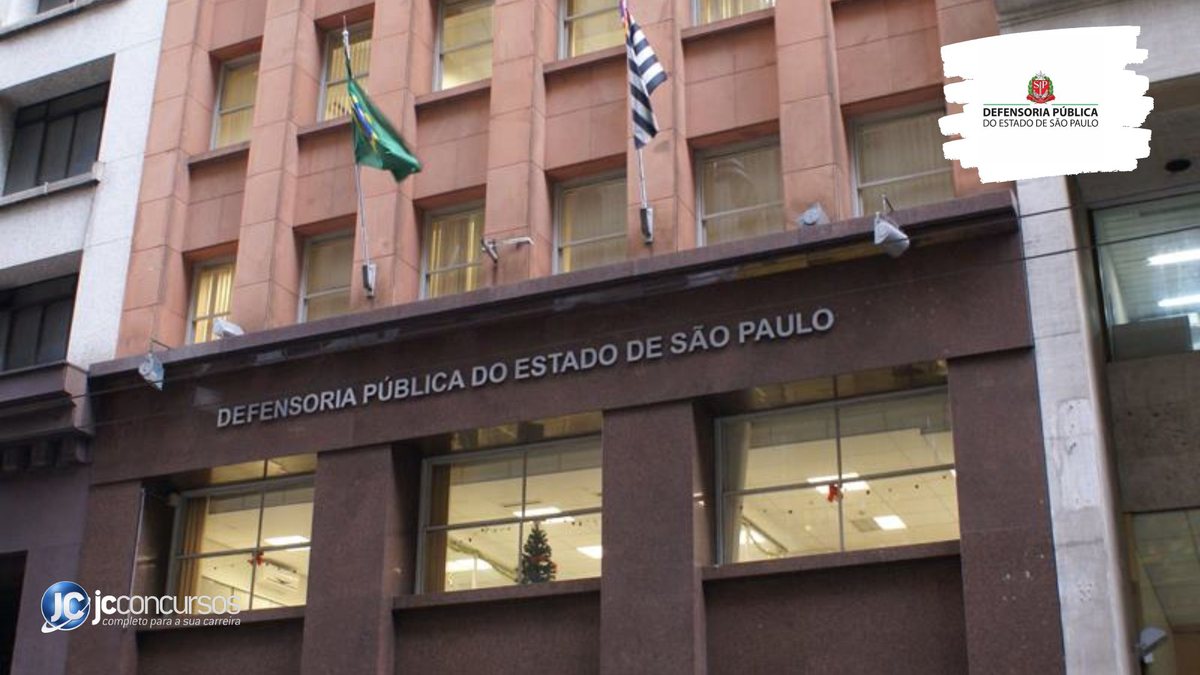 Concurso da DPE SP: fachada de prédio do órgão na capital paulista