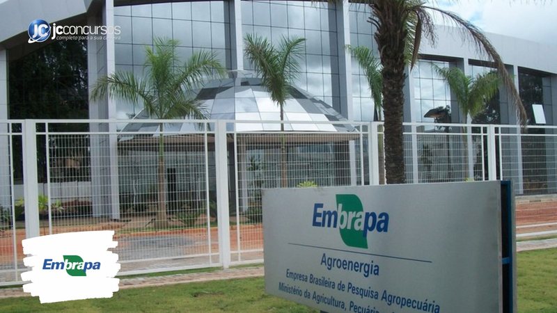 Concurso da Embrapa: fachada de uma das unidades da estatal - Foto: Divulgação