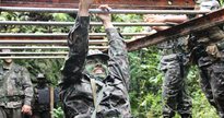 Concurso do Exército: recruta da Escola de Sargentos das Armas durante treinamento - Divulgação