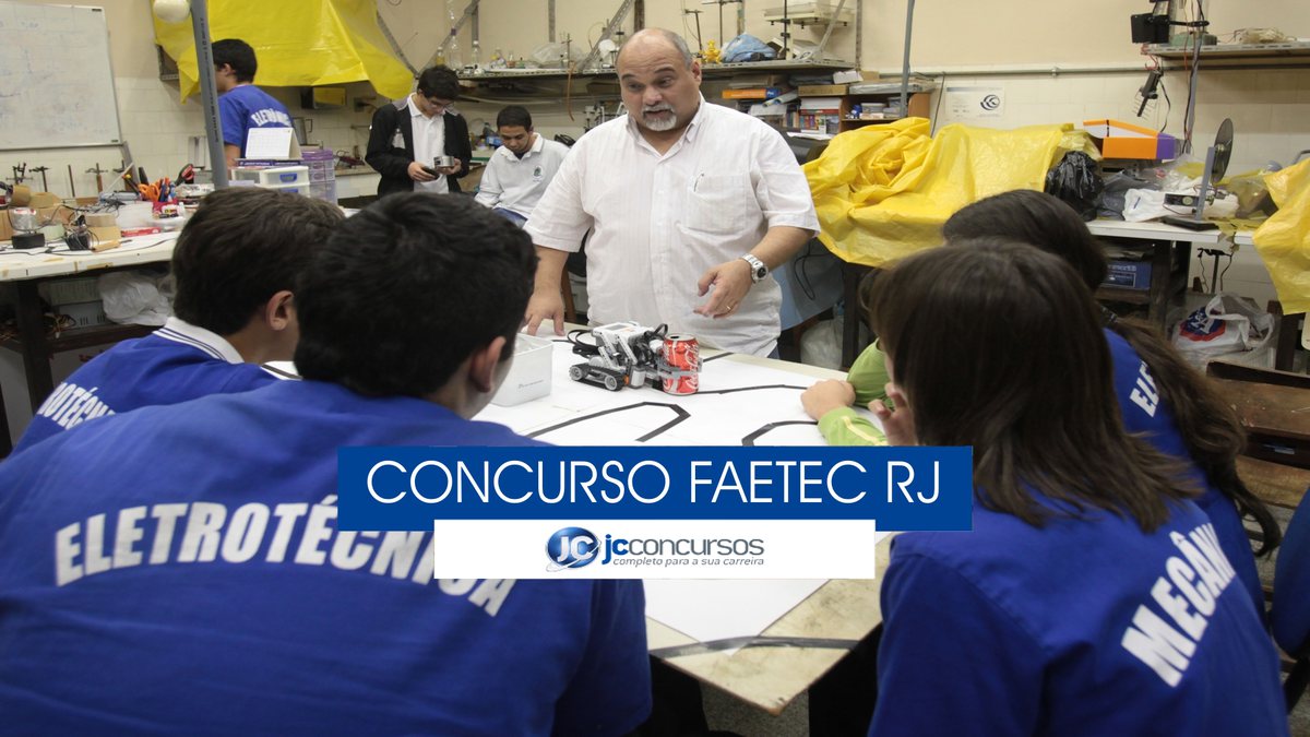 Concurso FAETEC RJ: governador autoriza contratação para 635 vagas docentes