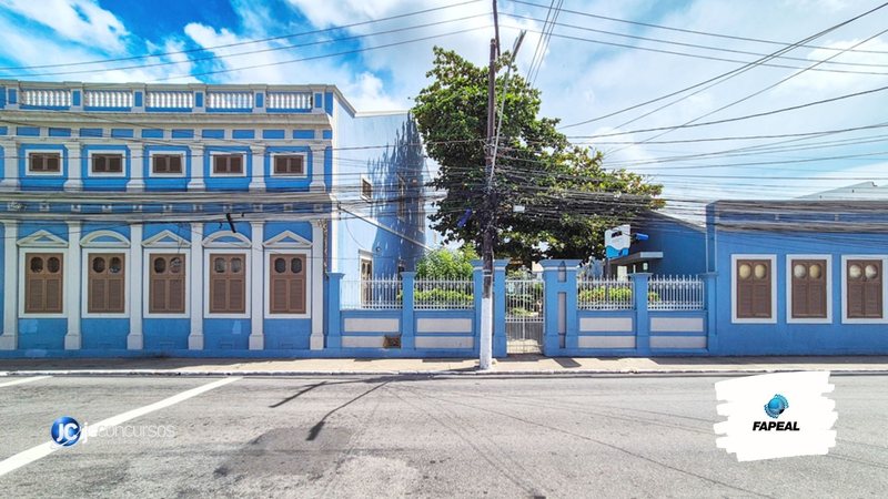 Concurso da Fapeal: sede da entidade, em Maceió - Foto: Divulgação