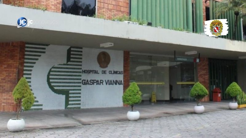Concurso FHCGV: fachada do Hospital de Clínicas Gaspar Vianna