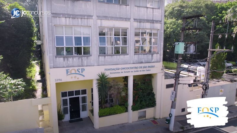 Prédio da Fundação Oncocentro de São Paulo - Divulgação