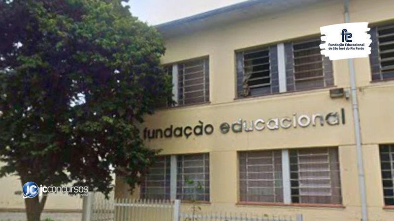 Concurso da Fundação Educacional de São José do Rio Pardo: fachada da instituição