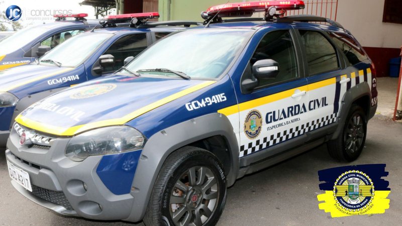 Concurso da GCM de Itapecerica da Serra SP: viaturas da Guarda Civil Municipal - Divulgação