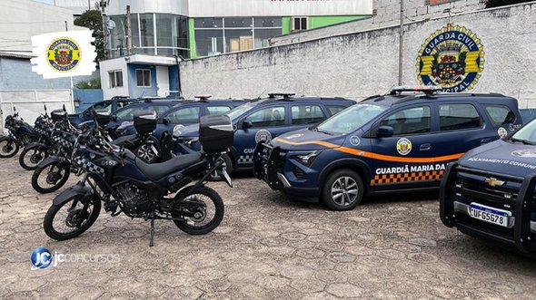 Concurso da GCM de Itupeva: frota da Guarda Civil Municipal