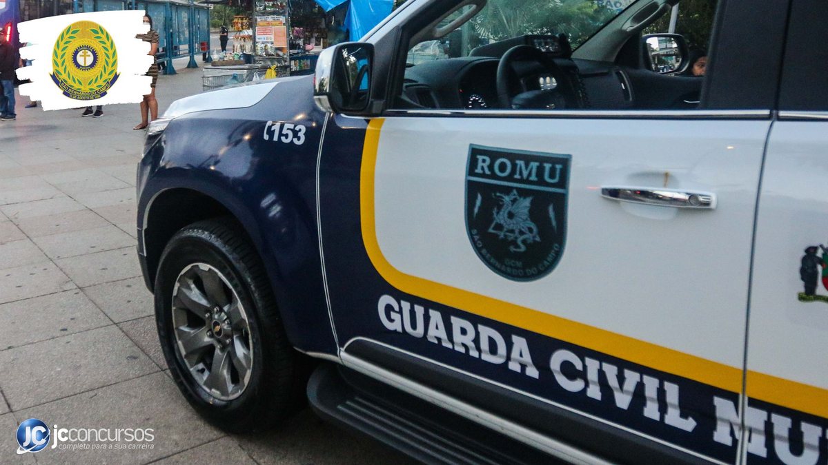 Concurso da GCM de São Bernardo do Campo SP: viatura da guarda civil municipal - Divulgação