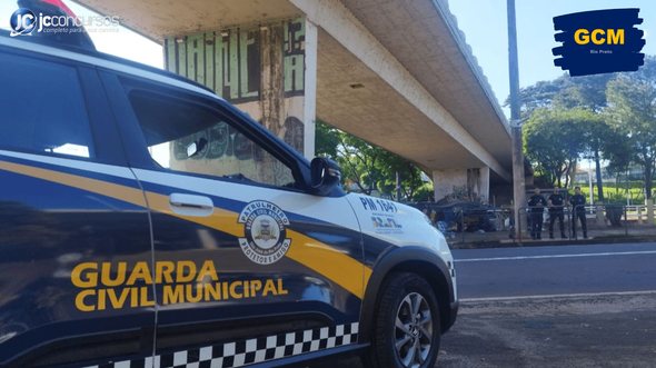 Concurso da GCM de Rio Preto SP: viatura da Guarda Civil Municipal - Divulgação