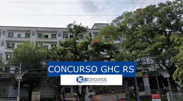 Concurso GHC RS: sede do GHC RS - Divulgação