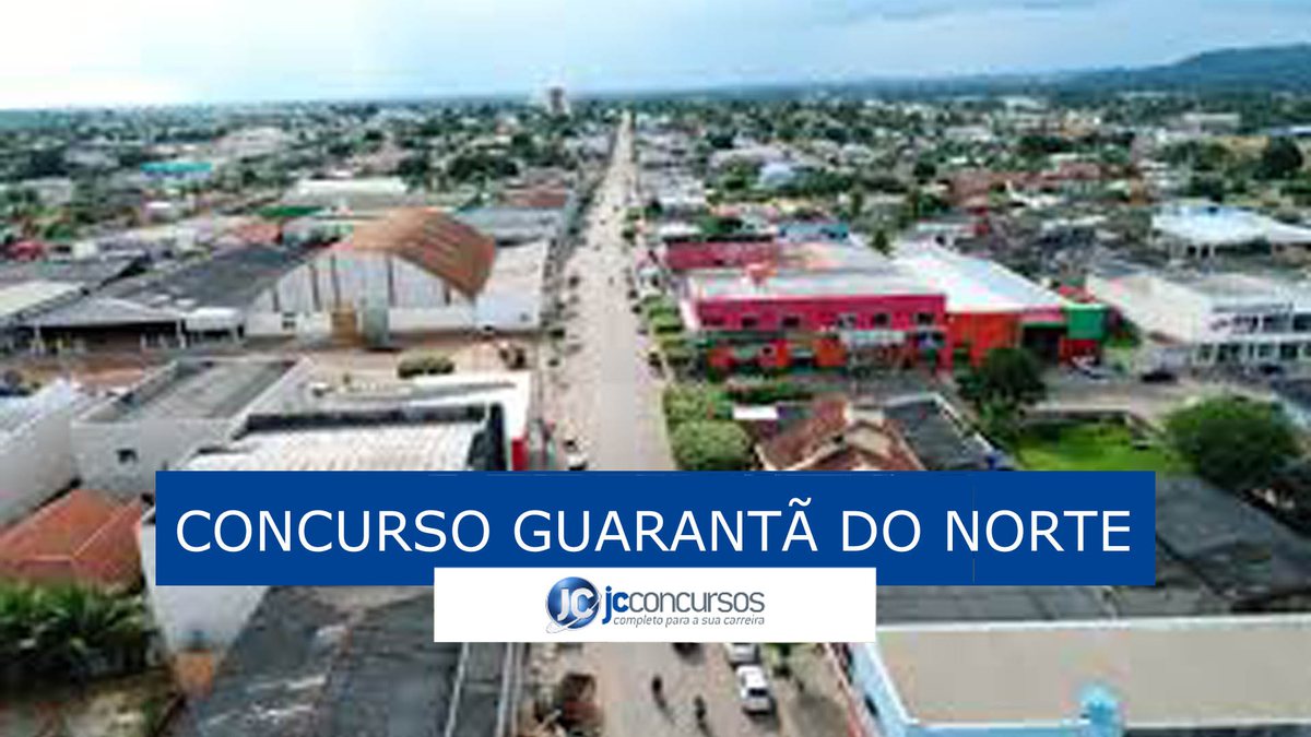 Concurso de Guarantã do Norte: vista da cidade