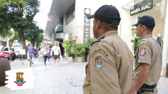 Concurso da Guarda Municipal de Niterói: agentes durante patrulhamento - Foto: Divulgação
