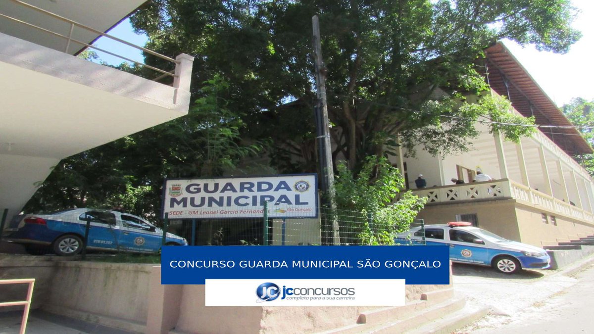 Concurso Guarda Municipal de São Gonçalo: agentes da corporação perfilados