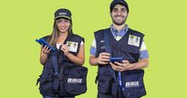 Concurso IBGE: recenseadores com dispositivos móveis de coleta - Divulgação