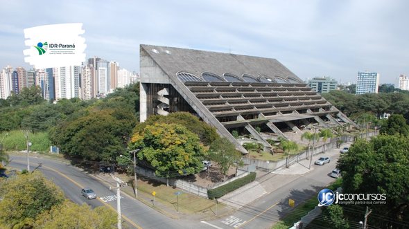 Concurso do IDR PR: prédio do Instituto de Desenvolvimento Rural do Paraná
