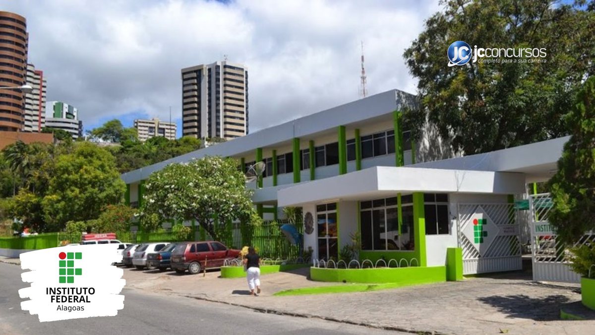Concurso do Ifal: fachada do campus de Maceió