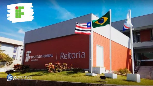 Concurso do IFMA: fachada do prédio da reitoria - Divulgação