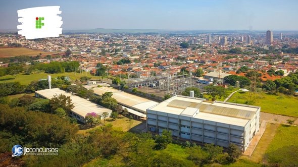 Processo seletivo do IFSP: vista aérea do Campus Sertãozinho, no interior paulista