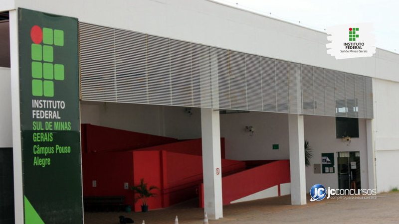 Concurso do IFSULDEMINAS: prédio da Reitoria, em Pouso Alegre