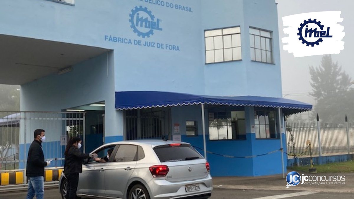 Processo seletivo da Imbel: fachada da fábrica de Juiz de Fora, no interior mineiro - Divulgação