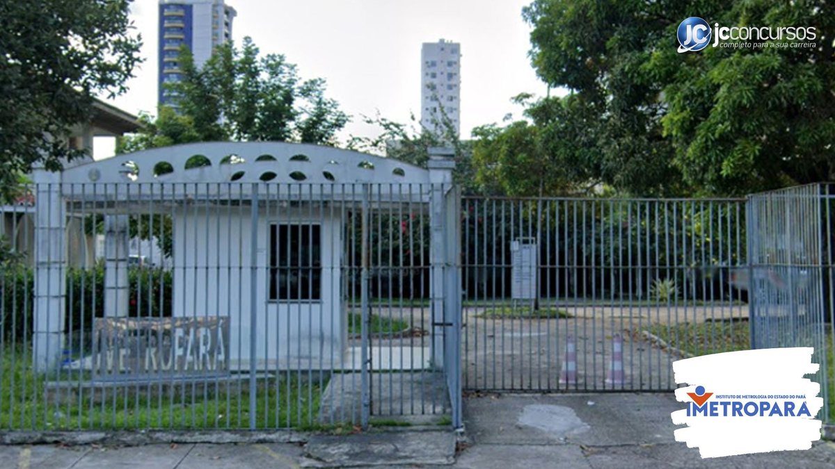 Concurso do Imetropará: entrada do prédio do Instituto de Metrologia do Estado do Pará - Google Street View