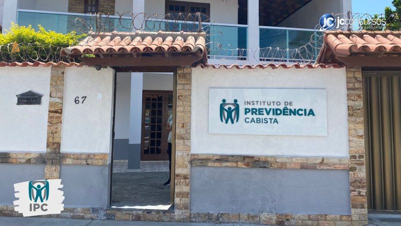 Concurso do IPC de Arraial do Cabo: sede do Instituto de Previdência Cabista dos Servidores Públicos