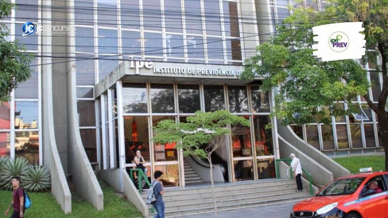 Concurso do IPE Prev RS: sede do instituto, em Porto Alegre