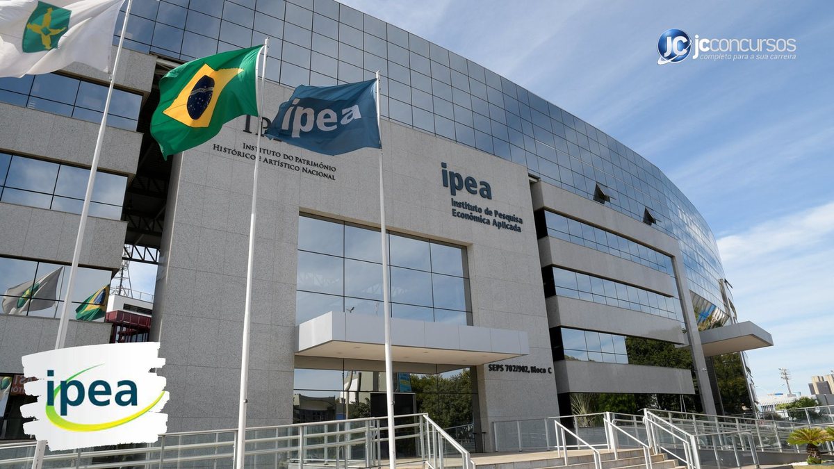 Concurso do Ipea: edifício-sede do Instituto de Pesquisa Econômica Aplicada, em Brasília