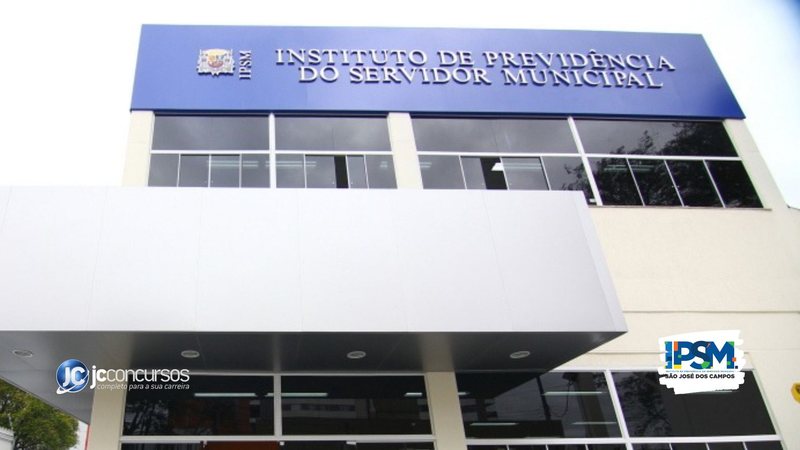 Concurso de São José dos Campos: fachada do Instituto de Previdência do Servidor Municipal