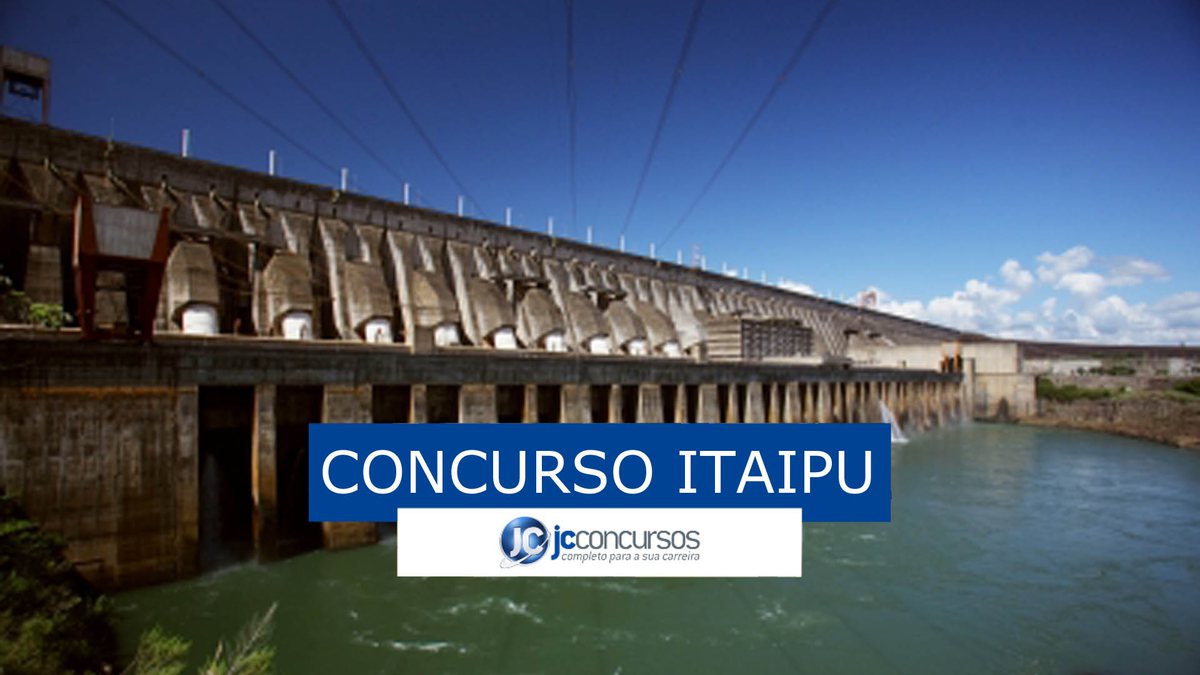Concurso ITAIPU: foto da barragem principal