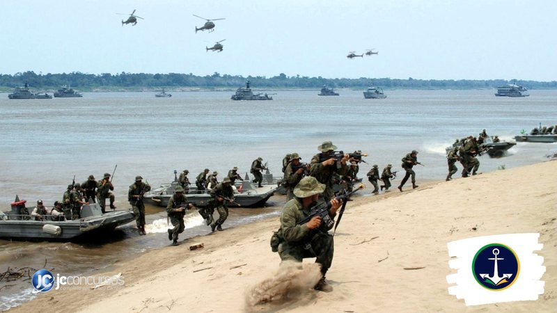 Marinha abre inscri&ccedil;&otilde;es para concurso com 1.680 vagas de fuzileiros navais