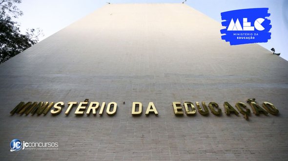 Concurso do MEC: fachada do edifício-sede da pasta, na Esplanada dos Ministérios, em Brasília (DF) - Foto: Marcelo Camargo/Agência Brasil