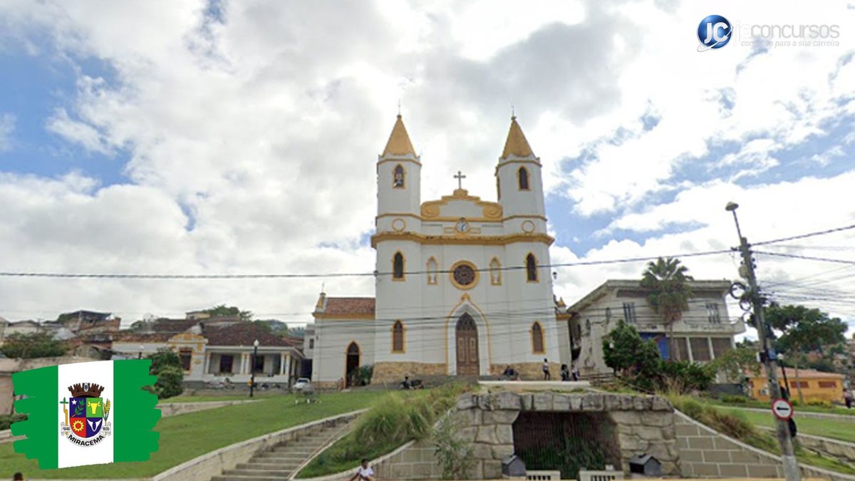 Concurso de Miracema RJ: vista da Igreja Matriz