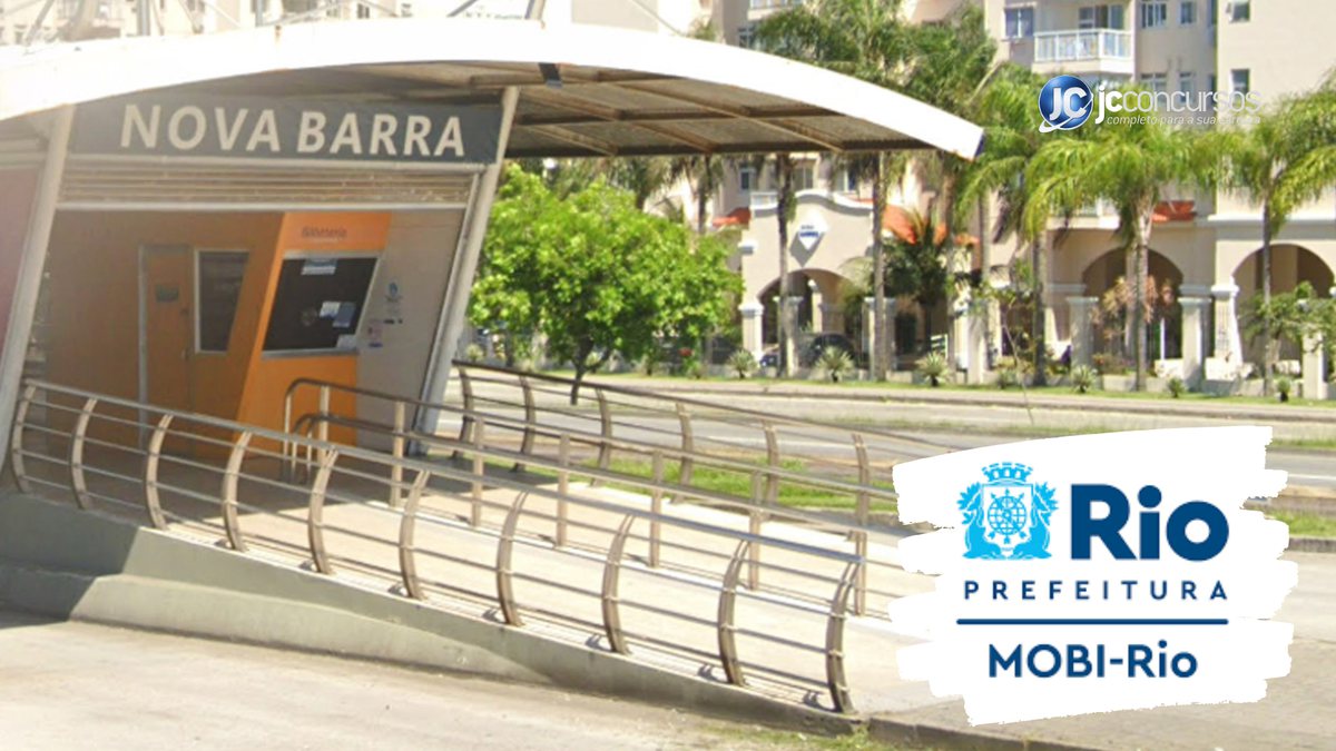 Processo Seletivo MOBI-Rio parada de ônibus no Rio de Janeiro