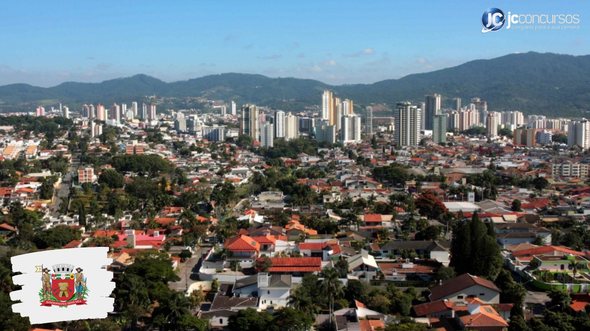 Concurso de Mogi das Cruzes SP: vista aérea da cidade - Divulgação